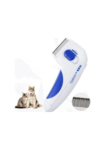 Zenviya21 Flea Doctor Kedi Ve Köpekler İçin Pilli Pire Tarağı Zenya785