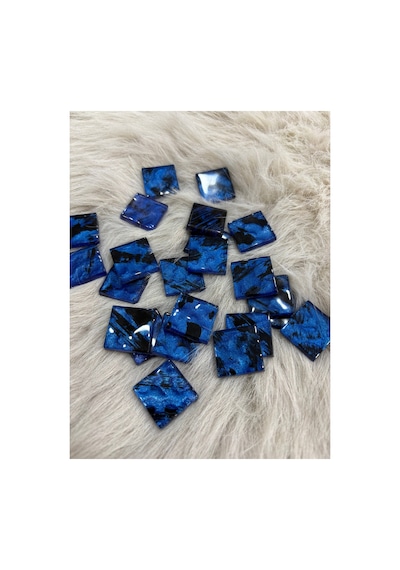 Sanatsal Kristal Mozaik Ks-29 23x23mm Metalik Mavi 250gr