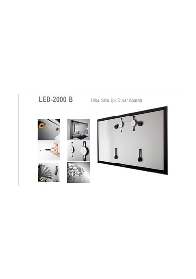 Ultımate Led 2000B Ultra Slim İpli Duvar Askı Aparatı