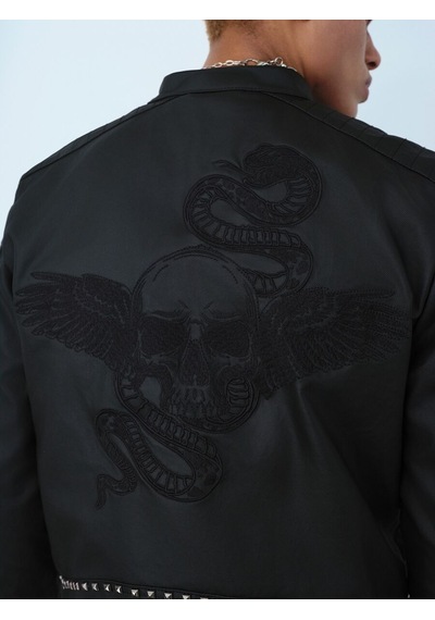 LOFT Biker Erkek Ceket Lf2037982 Q1.v1 Denim