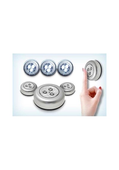 Led Dokunmatik Oto Bagaj Mutfak Banyo Dolap Içi Aydınlatma Spot Gece Lamba 2 Adet - 83074607