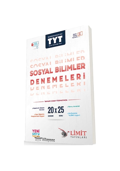 Limit 2024-2025 Müfredat Tyt Tüm Dersler Deneme Yeni Nesil Seti