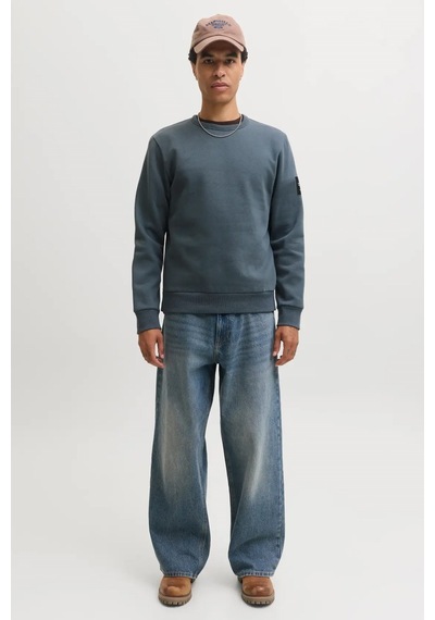 Jack & Jones Jjcleveland Erkek Sweatshirt Gri