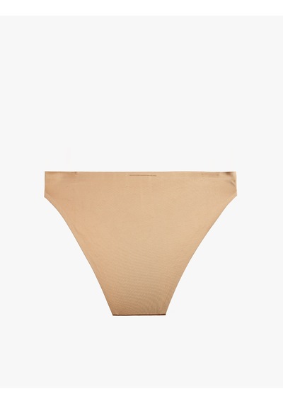 Koton Rahat Kalıp Lazer Kesim Brief Külot Kahverengi 6slk30144mk Kahve
