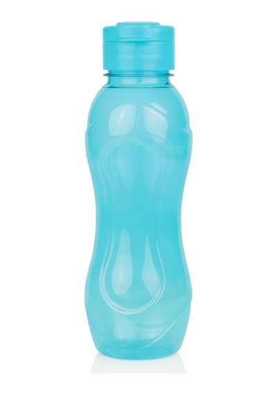 Çocuk Renkli Şeffaf Suluk Matara 500 Ml Okul Ve Günlük Kullanım Plastik Mavi Diğer