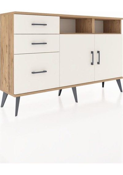 Arges Konsol 4 Raflı 3 Çekmeceli 2 Kapaklı 132x30x83 Çam-aytaşı/aytaşı Aytaşı/aytaşı Arges Konsol 4 Raflı 3 Çekmeceli 2 Kapaklı 132x30x83 Çam-aytaşı/aytaşı Aytaşı/aytaşı