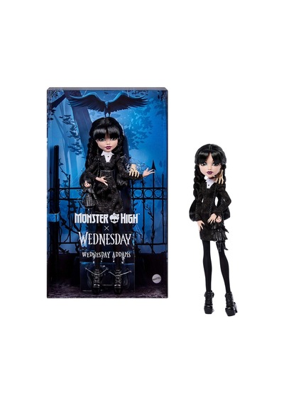 Jnj91 Monster High Wednesday Addams Bebek