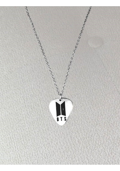 Bts Güney Kore K-pop Army Müzik Grubu Pena Kolye - Gümüş Kaplama Çok REnkli