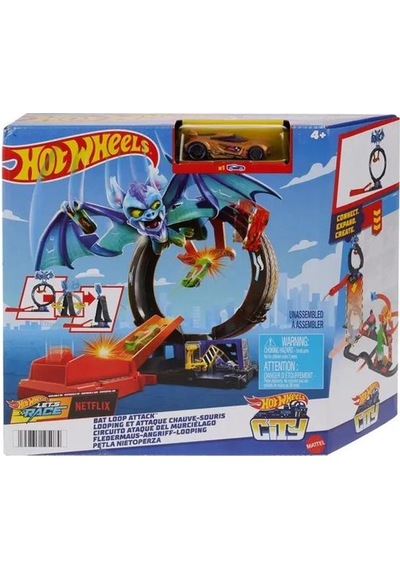 Hot Wheels Düşman Yaratıklar Oyun Seti Hdr29-htn78
