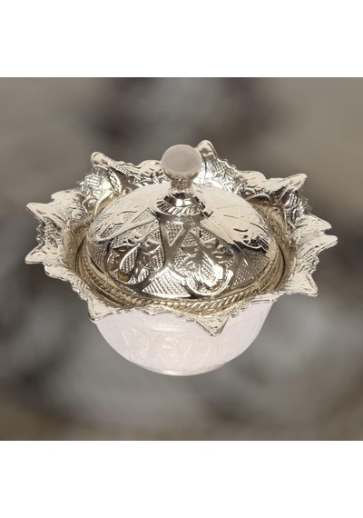 Kapaklı Metal Şekerlik Osmanlı Motifli Gültaş Küçük Sunum Kasesi, Çikolata Ve Lokum Kabı Kahve Sunumları İçin Dekoratif Şekerlik Gümüş Rengi Çok Renkli Kapaklı Metal Şekerlik Osmanlı Motifli Gültaş Küçük Sunum Kasesi, Çikolata Ve Lokum Kabı Kahve Sunumları İçin Dekoratif Şekerlik Gümüş Rengi Çok Renkli