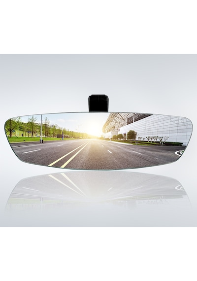 Safir-2 Şahin Ayaklı Universal Dikiz Aynası 28X8 Cm