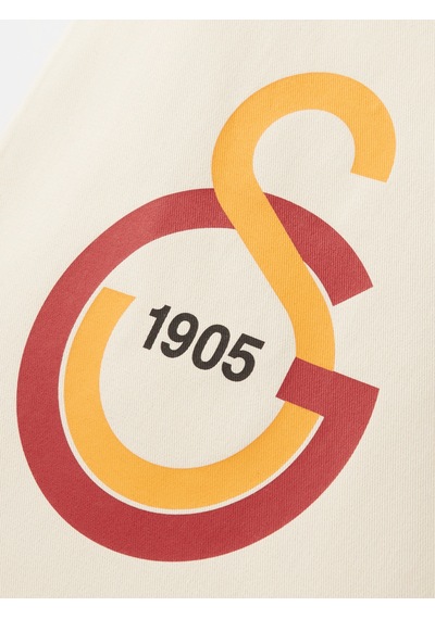Gsstore Galatasaray 1905 Baskılı Gabardin Bez Torba Çanta 35 40cm U251331 Ekru