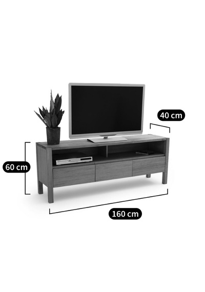 Tv Sehpası Şık Ve Fonksiyonel Geniş Depolama Kahverengi