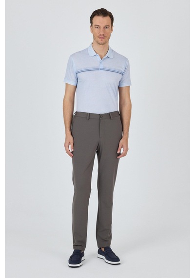 İmza Koyu Vizon Esnek Yandan Cepli Casual Slim Fit Jogger Pantolon 1003250162 Koyu Vizon