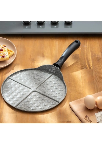 Emsan Rosa 26cm Granit Waffle Tavası Gri