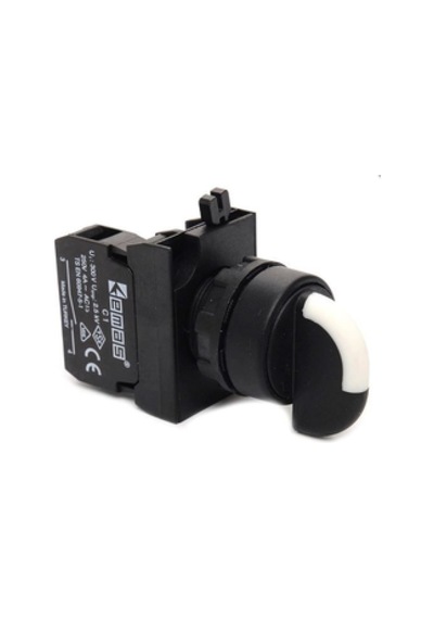 Emas Cp101s30 Cp Serisi Plastik 2no Iı-0-ı 60 Seçici Kalıcı 22 Mm Buton