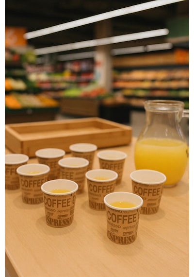 Karton Bardak 2.5 Oz 60 Ml Zemzem Bardağı Espresso Bardağı Karton Shot Bardağı 100 Adet 100 Adet