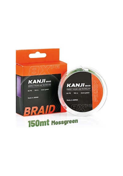Fujin Kanji 8x 150mt 0.128mm Moss Green İp Misina