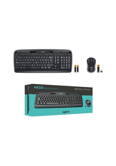 Logıtech Mk330 Q Tr Kablosuz Set-siyah 920-003988 Optik