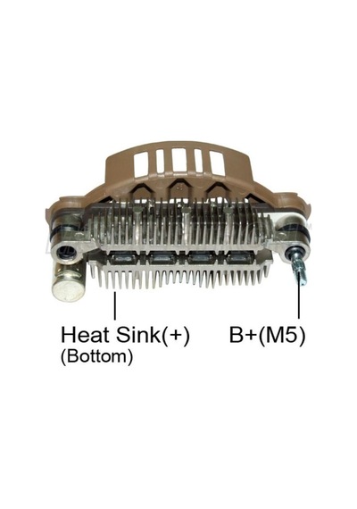 Diyot Tablası Tarak Mıtsubıshı Tipi 100 Mm 8 Diyot İkaz Diyotlu Mazda 323/626