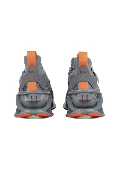 Greed Erkek Sneakers - Gri-oranj 001