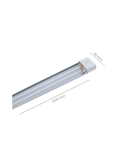 60w Beyaz Kristal Led Bant Armatür 6500k Beyaz Işık Beyaz