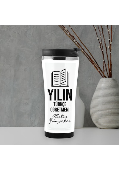 Yılın Türkçe Öğretmeni Isme Özel Termos Mug