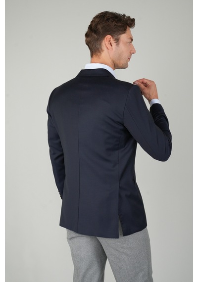 Bisse Comfort Fit Lacivert Dokuma Mono Yaka Çift Yırtmaçlı 6 Drop Yün Blazer Erkek Ceket Pck24knos001 C39 Lacivert Bisse Comfort Fit Lacivert Dokuma Mono Yaka Çift Yırtmaçlı 6 Drop Yün Blazer Erkek Ceket Pck24knos001 C39 Lacivert