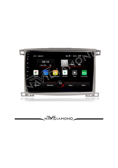 Toyota Land 4 Gb Ram 64 Gb Hafıza Oem Multimedia Teyp 9.0 İnç