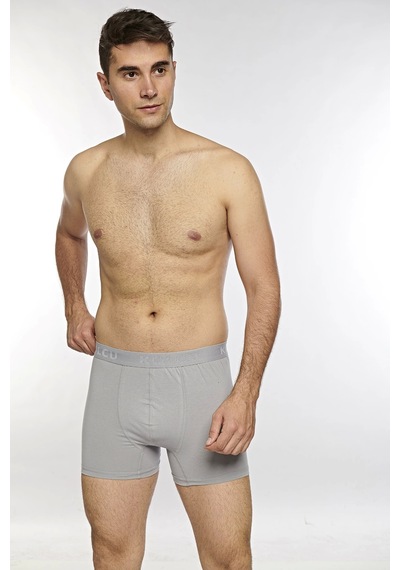 Kolcu Erkek Likralı Boxer K1340-gri Gri