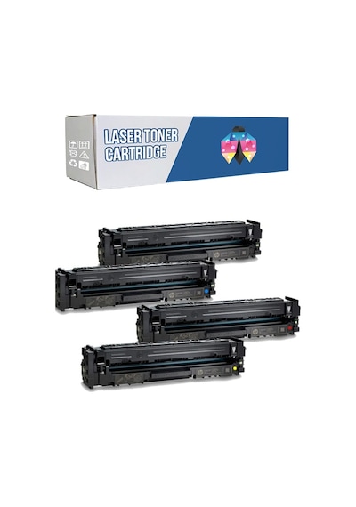 Safir Toner Hp 207a-w2210a Laserjet Pro Mfp M283cdw Cmyk 1 Set Çipli Uyumlu Toner