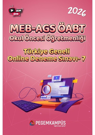 2026 Meb-ags Öabt Okul Öncesi Öğretmenliği Türkiye Geneli Online Deneme Sınavı-7