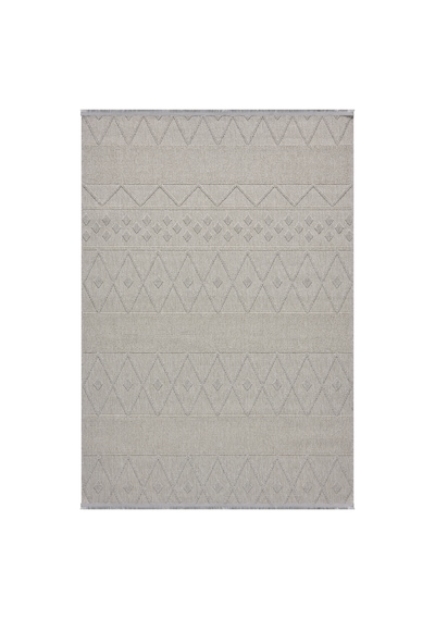 Mariesse Home Lara İskandinav Dokuma Bukleli Modern Salon Halısı Mutfak Halısı Koridor Halısı Yolluk 620-gri