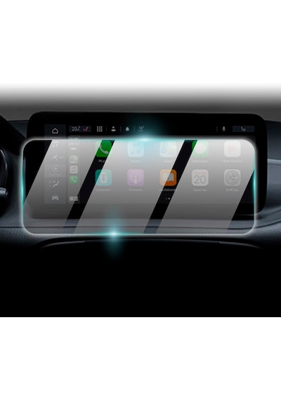 Fıat 2021-2024 Egea Cross - Cross Wagon - Lımıted - Sedan Lounge 10 Inch Navigation İçin 9h Nano Proactive Ekran Koruyucu, Pürüzsüz Cam Bitiş, Duyarlı Dokunmatik Hassasiyet, Darbeye Dayanıklı Belirtilmemiş