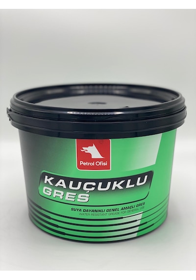 Petrol Ofisi Yeşil Renk Kalsiyum Esaslı Kauçuklu Gres 4 KG