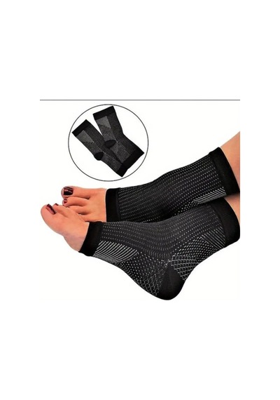 Donguan Sıkıştırma Çorapları Ayak Bileği Bandajı Açık Ayaklı Çoraplar Dış Mekan L/xl