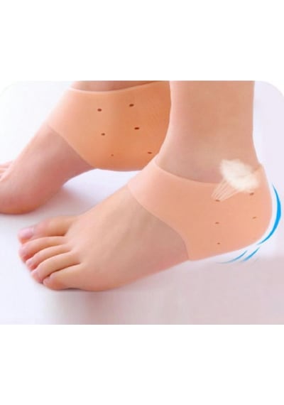 Orkidetr Topuk Çorabı Topuk Yumuşatıcı Silikon