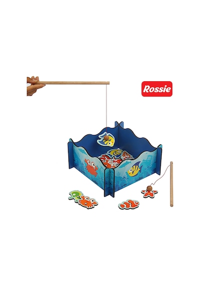 Rossie Ahşap Mıknatıslı Balık Tutma Oyunu