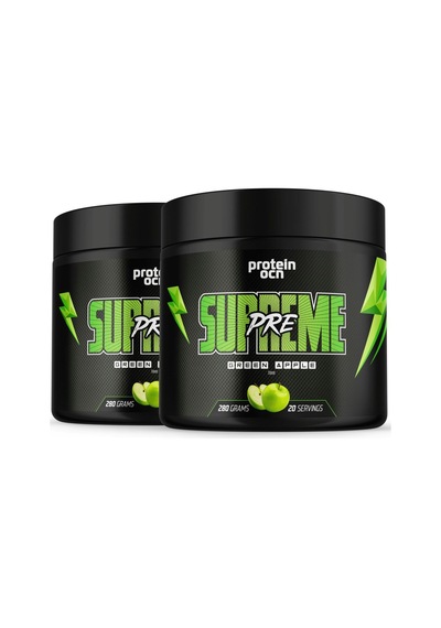 Proteinocean Preworkout Supreme Yeşil Elma - 280g X 2 Adet