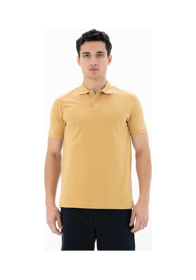 AR-MA Arma Erkek %95 Pamuk Polo Yaka Regular Fit T-shirt Y25374302501 Sarı