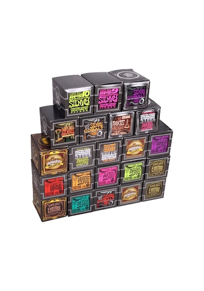Vkemall Ernie Ball 2223 Süper Slinky Nikel Sarılı Elektrik Gitar Telleri 9-42 Çok Renkli