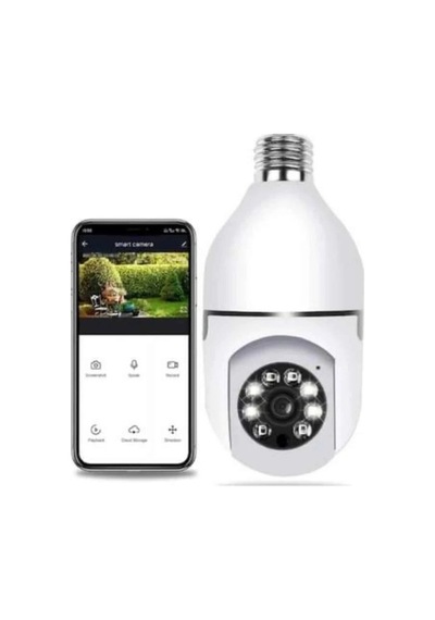 Akıllı Kamera Wifi Kamera Duylu Ampul Görünümlü 360 Derece Dönebilen Ev Kamerası 54351377