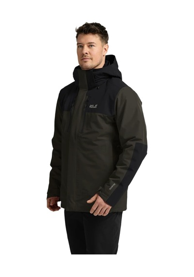 Jack Wolfskın Jack Wolfskin Jasper Pro 3in1 Erkek Outdoor Ceketi E0205 Haki