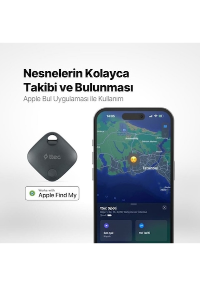 Ttec 2smt01s Spoti Akıllı Takip Cihazı Siyah