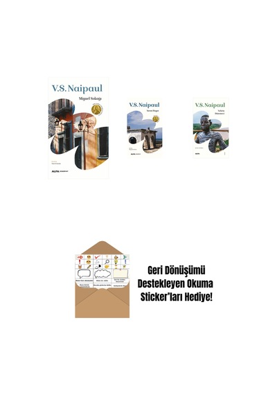 Miguel Sokağı + Yarım Hayat + Nehrin Dönemeci + Okuma Sticker'ları