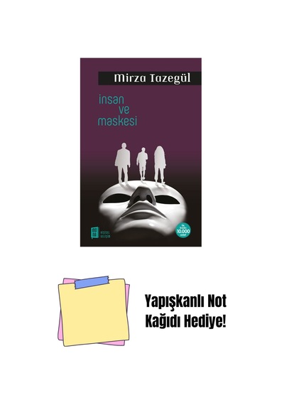İnsan Ve Maskesi + Yapışkanlı Not Kağıdı