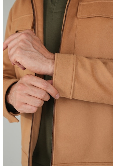 Bisse Erkek Kısa Kaşe Mont Camel Mnt24k24005 D70 Camel
