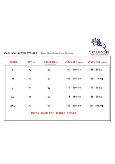 Coupon Kapüşonlu Sweatshirt - Kahve Rengi Kahverengi