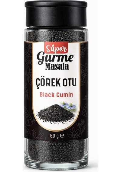 Çörekotu 60 G Doğal Çörek Otu Tohumu Cam Şişe