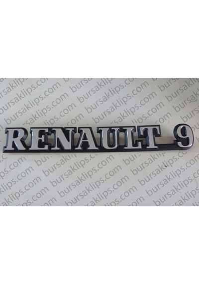 Renault R9 Bagaj Yazi (Krom Kaplama Y.M) 484700727